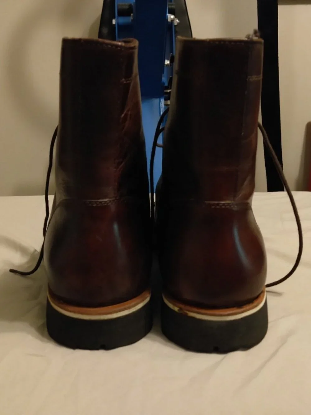 HELM Johnson Boots - Brown - Size 10EE - Good Condition - Discontinued